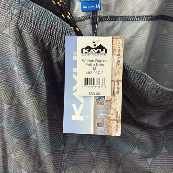 Kavu Mens Swim Trunks Brand New With Tags Mens Size Medium - Picture 10 of 10